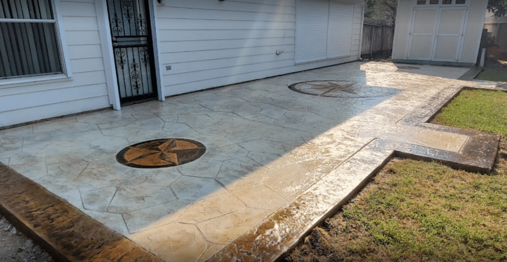Stamped Concrete After